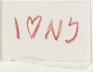 Milton Glaser I Love New York sketch